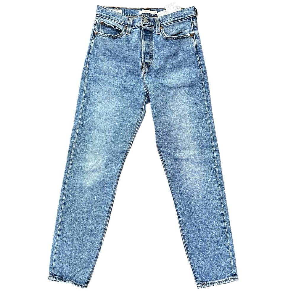 Levi’s Blue Denim Wedgie Hidden Button Fly Skinny Jeans Size 26 Cotton